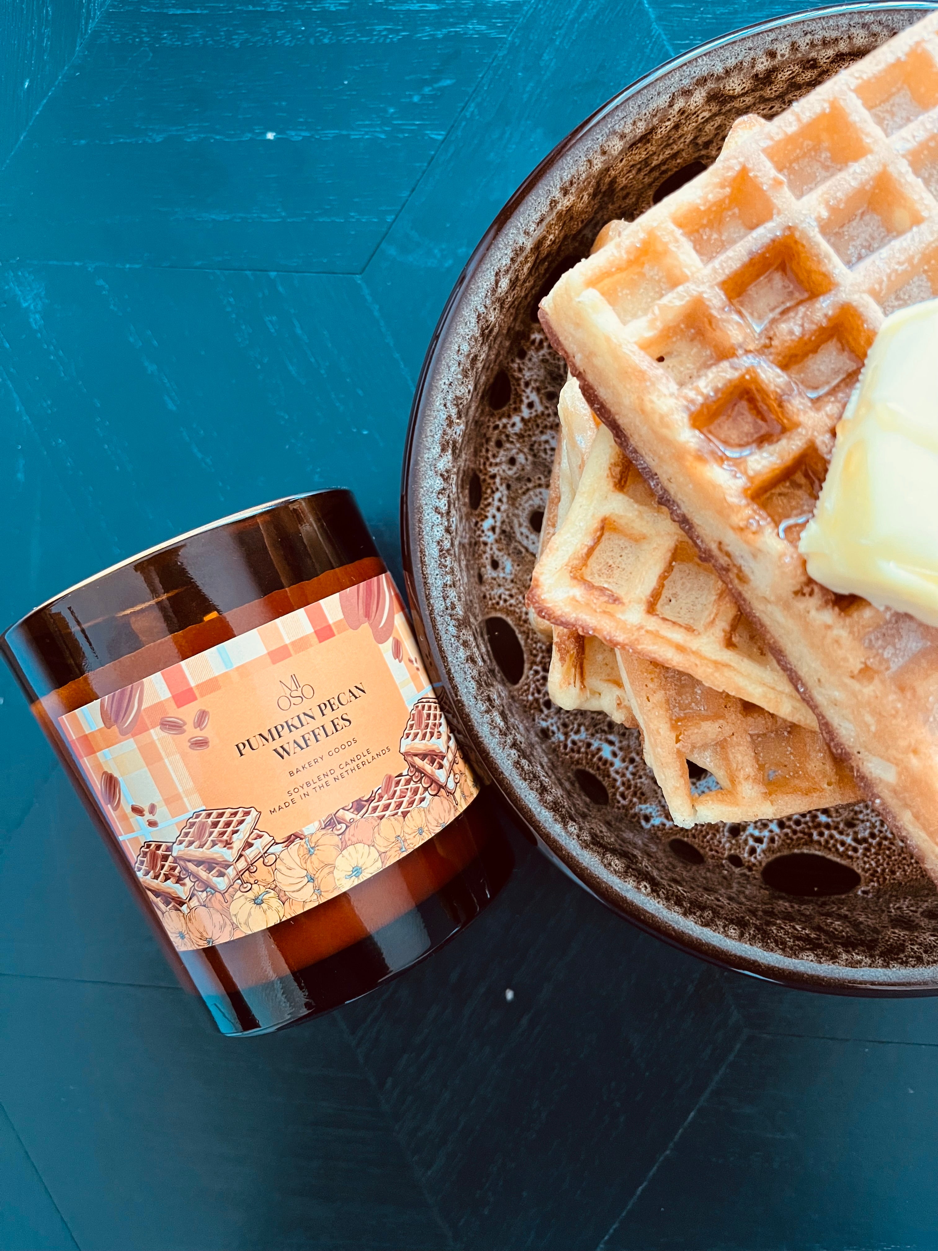 Pumpkin Pecan Waffles